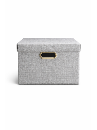CONTAINED - Fabric Storage Organizer 14L GREY