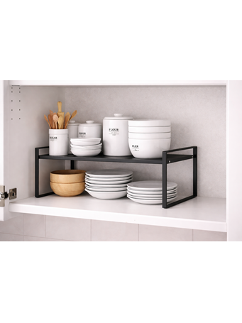 CONTAINED - Cabinet/Desktop Shelf BLACK