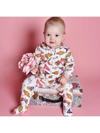 POWELL CRAFT - Butterfly Print Jumpsuit MULTI