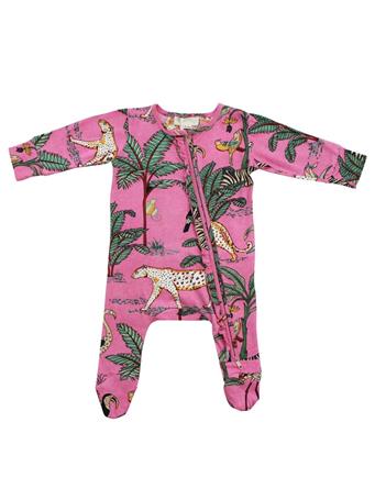 POWELL CRAFT - Pink Safari Jumpsuit With Zip PINK