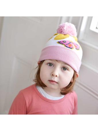 POWELL CRAFT - Butterfly Knitted Hat MULTI