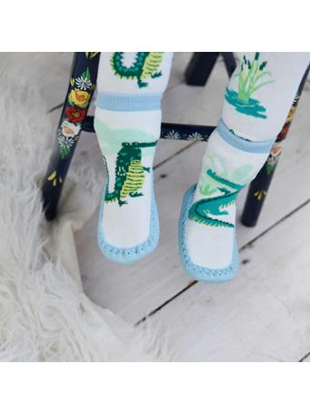 POWELL CRAFT - Crocodile Moccasin Slippers MULTI