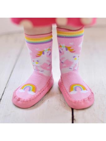 POWELL CRAFT - Unicorn Moccasin Slippers MULTI