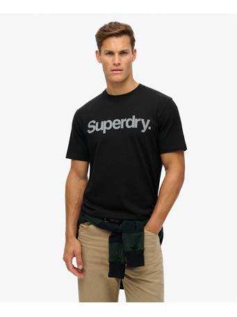 SUPERDRY - Core Logo City Loose T-Shirt BLACK