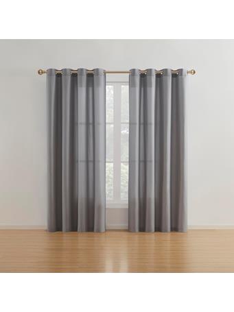 STYLEMASTER - Nancy Solid Grommet Panel - 55"X84" GREY