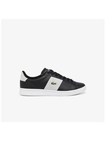 LACOSTE - Carnaby Set Cgr Bar Low Top Lace Up Casual Sneakers BLKGREY