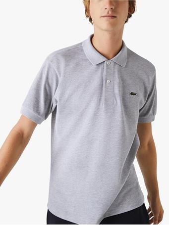 LACOSTE - L.12.12 Classic Regular Fit Short Sleeve Polo Shirt SILVER CHINE