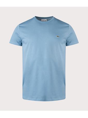 LACOSTE - Pima Cotton Classic Logo T-Shirt LIMESTONE BLUE