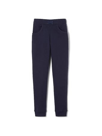 FRENCH TOAST - Girls School Uniform Fleece Jogger Pants NAVY