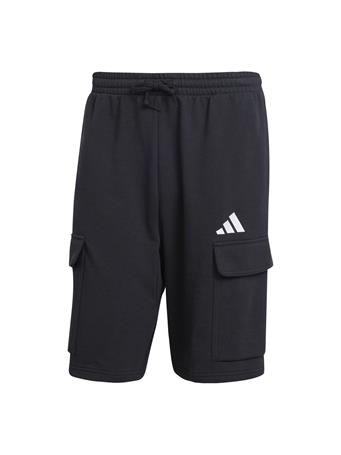 ADIDAS - Essentials Feel Cozy French Terry Cargo Shorts BLACK