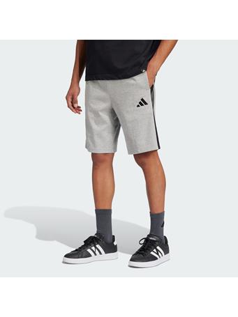 ADIDAS - Essential 3-Stripes Single Jersey Shorts GREY