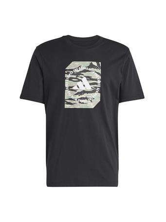 ADIDAS -  Camo Shape Graphic T-Shirt BLACK