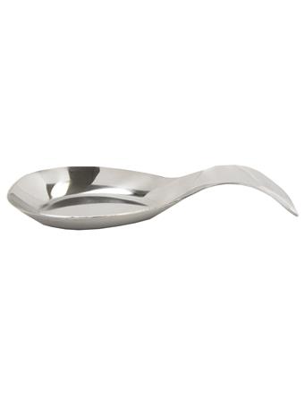 HOME BASICS -  No-Drip Counter top and Stove top Stainless Steel Spoon Rest No Color