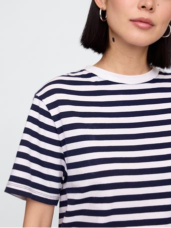 GAP - Tee Dress NAVY STRIPE