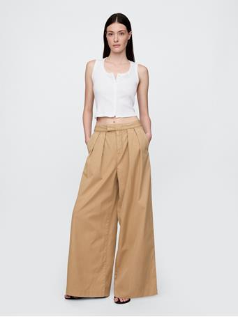 GAP - Cropped Rib Top FRESH WHITE