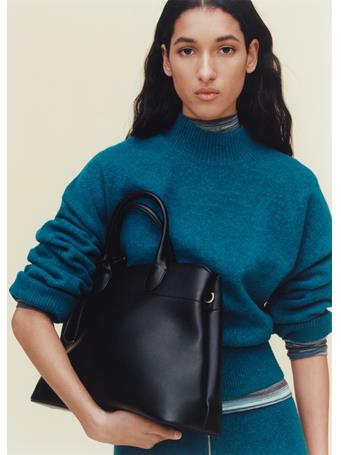 MANGO - Shopper Bag With Double Handle BLACK