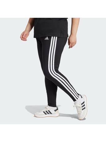 ADIDAS - Essentials 3-Stripes Cotton Leggings (Plus Size) BLACK
