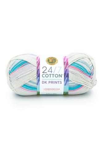 LION BRAND YARN - 24/7 Cotton DK Yarn 501 MAGICAL