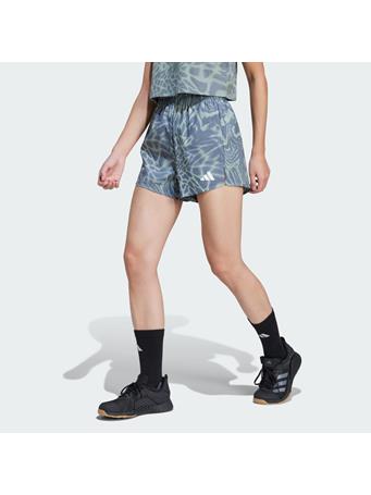 ADIDAS - Train Essentials Allover Print Workout Shorts SILGRN