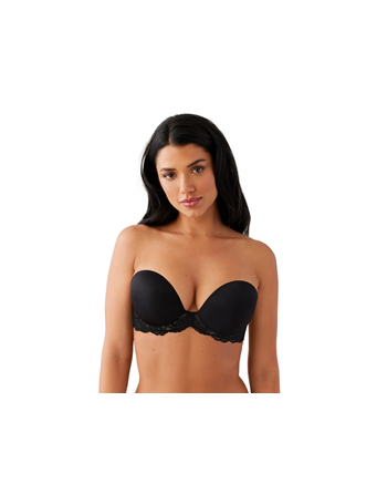 WACOAL - Self Assured Push Up Strapless Bra BLACK