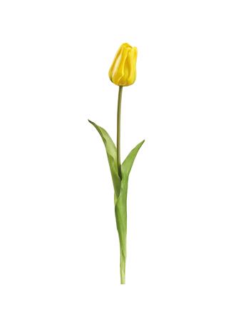 ALL STATE FLORAL - 19" Real Touch Tulip Silk Flower Stem YELLOW