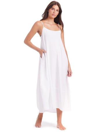 SANCTUARY - Bubble Midi Beach Dress WHITE