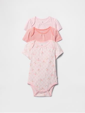 GAP - Baby Bodysuit (3-Pack) CHERRY BLOSSOM
