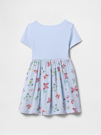 GAP - Baby & Toddler Skater Dress BICOASTAL BLUE