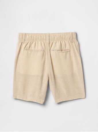 GAP - Baby & Toddler Linen-Cotton Shorts OATMEAL