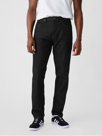 GAP -  Straight Jeans BLACK RINSE