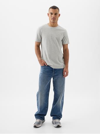 GAP - Everyday Soft Crewneck T-Shirt HEATHER GREY