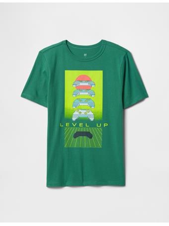 GAP - Kids Graphic T-Shirt IRISH CLOVER