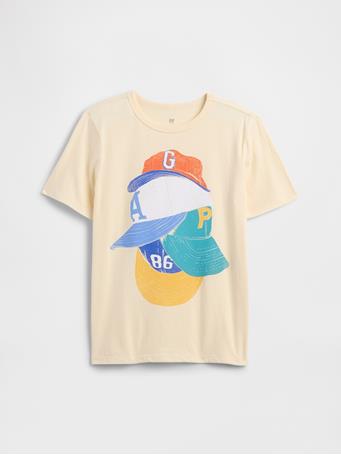 GAP - Kids Graphic T-Shirt VANILLA PUDDING