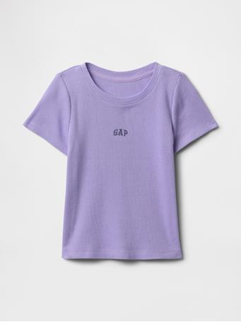 GAP - Baby & Toddler Rib Logo T-Shirt WARM VIOLET 568