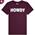 Maroon with White Lettering