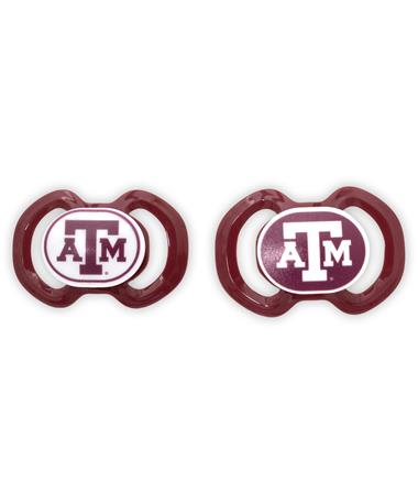 Texas A&M Two Pack Pacifier Set