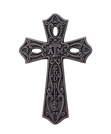 Texas A&M Aggie Large Metal Cross