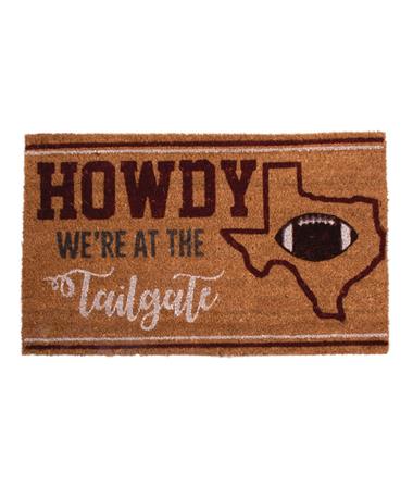 Howdy Tailgate Texas Coir Doormat