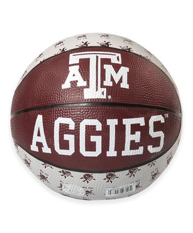 Texas A&M Mini Rubber Basketball