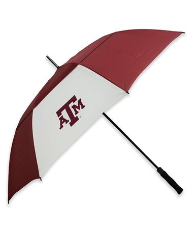 Texas A&M Large Maroon and White Block ATM Umbrella