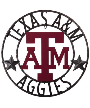 Texas A&M Aggies Stars 18 Inch Iron Wall Decor