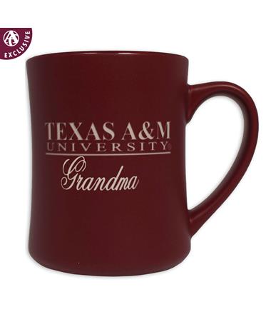 Texas A&M Grandma Matte Diner Mug