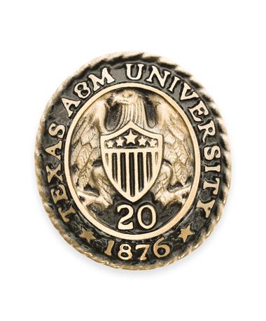 Texas A&M Aggie Ring Crest Paperweight '20