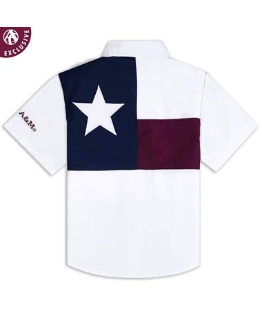 Texas A&M Toddler Flag Fishing Shirt