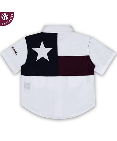 Texas A&M Infant Flag Fishing Shirt