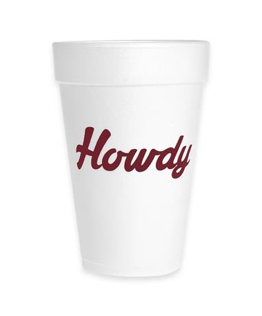 Howdy Foam Cup
