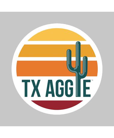 Texas A&M TX Aggie Cactus Dizzler Sticker