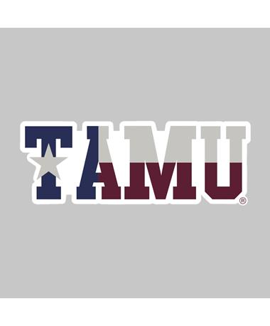 Texas A&M TAMU Flag Dizzler Sticker