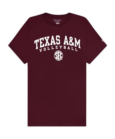 Texas A&M Champion Volleyball SEC T-Shirt