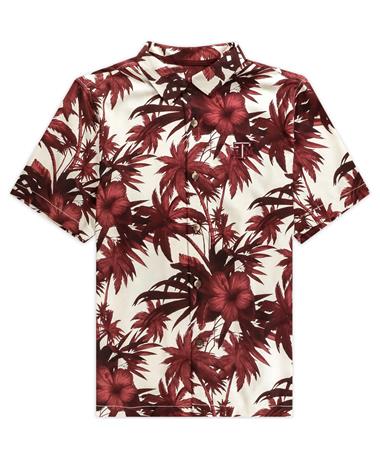 Texas A&M Tommy Bahama Sport Harbor Island Hibiscus Button Down